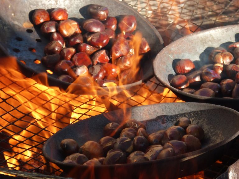 How many calories are chestnuts?