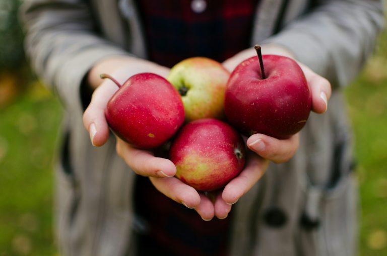 How many calories are apples?